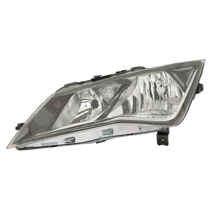 001651_AUTO.JPG Proiettore H7-h7 Con Luce Diurna A Led E Motore Elettrico Per Seat Leon Lato Destro Dal 2017/01 Al 2019/12