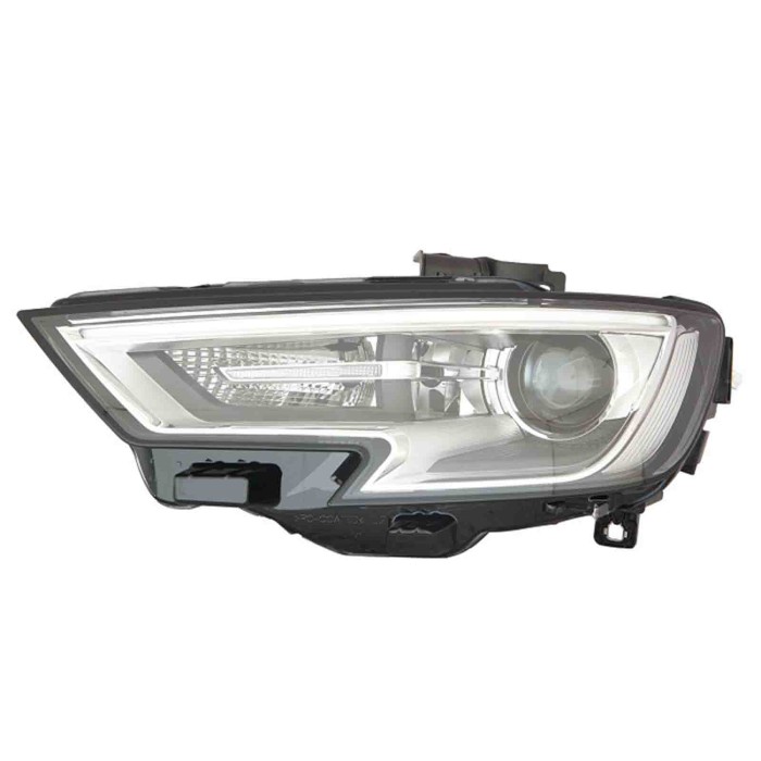 001517_AUTO.JPG Proiettore Xenon D5s-h8-pwy24w C/luce Diurna A Led Con Motore Per Audi A3 Lato Destro Dal 2016/06 Al 2020/04