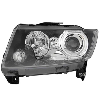 001033_AUTO.JPG Proiettore H9-p27-7w-wy21w Con Motore Per Jeep Compass Lato Sinistro Dal 2011/06 Al 2016/12