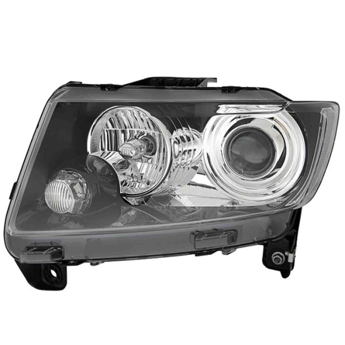 001033_AUTO.JPG Proiettore H9-p27-7w-wy21w Con Motore Per Jeep Compass Lato Sinistro Dal 2011/06 Al 2016/12