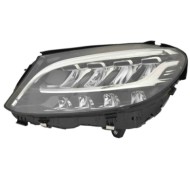 Proiettore A Led Con Motore Elettrico Per Mercedes Classe C W205 Lato Destro Dal 2018/04 Al 2021/04