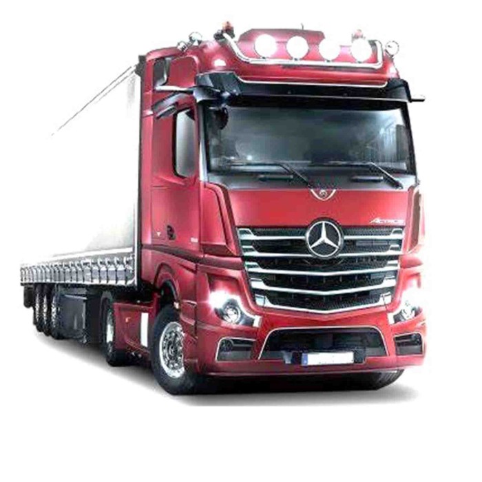 A01698D.JPG Proiettore H7-h1 Predisposizione Per Regolazione Elettrico C/luce Diurna A Led Per Mercedes Actros Lato Destro Dal 2