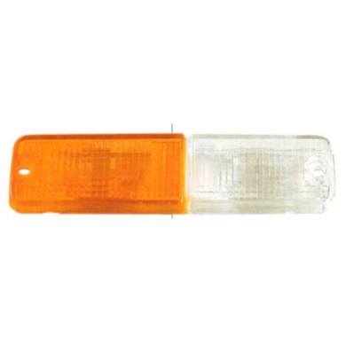 001620_AUTO.JPG Lente Anteriore Bianco-arancio Per Fiat 127 Ii Lato Destro Dal 1972/11 Al 1980/12