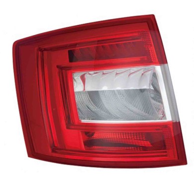 001138_AUTO.JPG Gruppo Ottico Posteriore Bianco - Rosso A Led Per Skoda Octavia Lato Destro Dal 2013/06 Al 2016/12