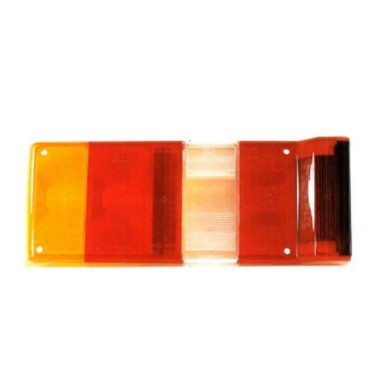 000033_AUTO.JPG Lente Posteriore Arancio - Rosso Per Autobianchi Y10 Lato Destro Dal 1989/03 Al 1992/11