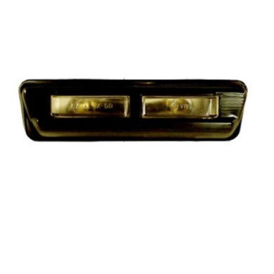 000088_AUTO.JPG Fanale Targa Nero Per Fiat 126 / 126 Bis Dal 1972/01 Al 1982/12