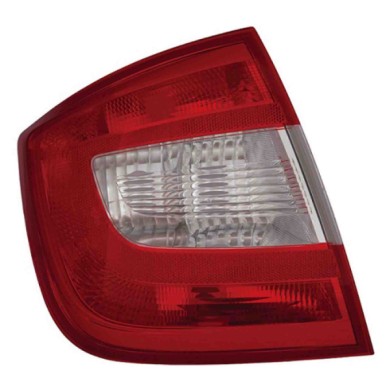 001061_AUTO.JPG Gruppo Ottico Posteriore Bianco - Rosso Per Skoda Rapid Lato Sinistro Dal 2013/01