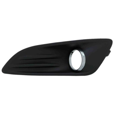 001081_AUTO.JPG Griglia Fendinebbia Nera Con Bordo Cromato Per Ford Fiesta Lato Sinistro Dal 2013/01 Al 2017/04