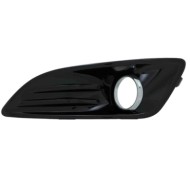 Griglia Fendinebbia Nera Lucida Con Bordo Cromato Per Ford Fiesta Lato Sinistro Dal 2013/01 Al 2017/04