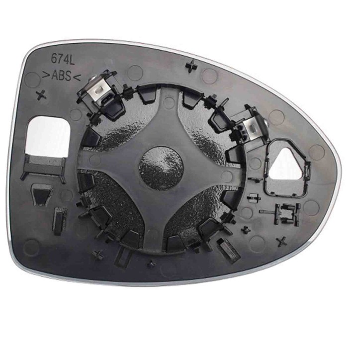 001687_AUTO.JPG Piastra Specchio Per Fiat 500e Lato Destro Dal 2018/08
