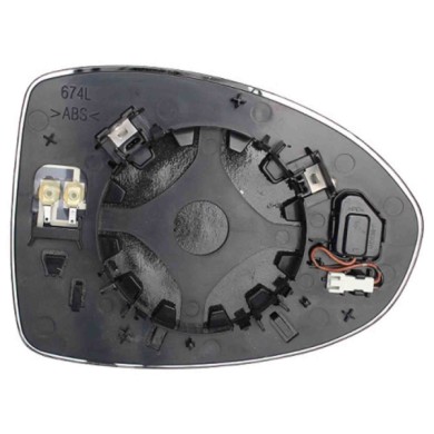 001687_AUTO.JPG Piastra Specchio Termica Per Fiat 500e Lato Destro Dal 2018/08