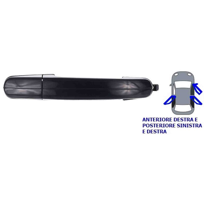 000138_AUTO.JPG Maniglia Esterna Anteriore E Posteriore Per Ford Focus Dal 2005/01 Al 2007/07