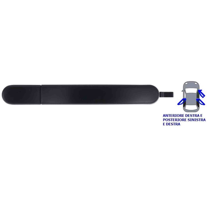 000130_AUTO.JPG Maniglia Esterna Anteriore E Posteriore Per Ford Fiesta Dal 2002/05 Al 2005/12