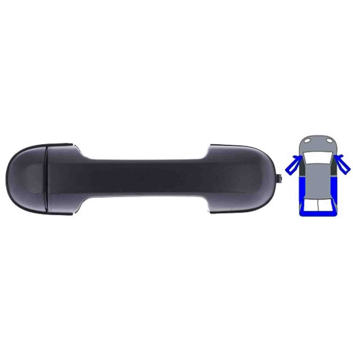 000151_AUTO.JPG Maniglia Esterna Anteriore E Posteriore Per Ford Transit Connect - Tourneo Dal 2003/02 Al 2009/06