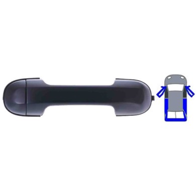000151_AUTO.JPG Maniglia Esterna Anteriore E Posteriore Per Ford Transit Connect - Tourneo Dal 2003/02 Al 2009/06