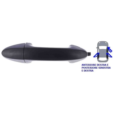 000777_AUTO.JPG Maniglia Esterna Anteriore E Posteriore Per Ford Fiesta Dal 2008/09