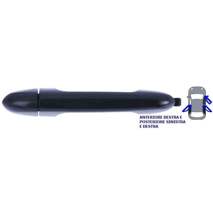 001024_AUTO.JPG Maniglia Esterna Anteriore E Posteriore Per Kia Rio Dal 2011/09 Al 2015/04