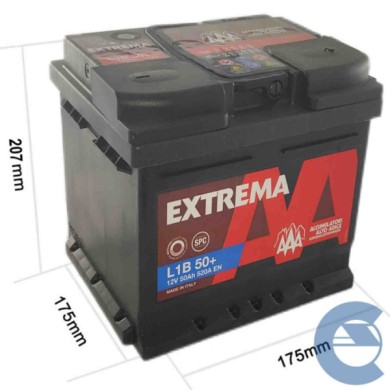 149496-large_default.jpg Aaa Extrema L1b 50+ 12v 50ah 520a En 7905767 Batteria Avviamento Auto