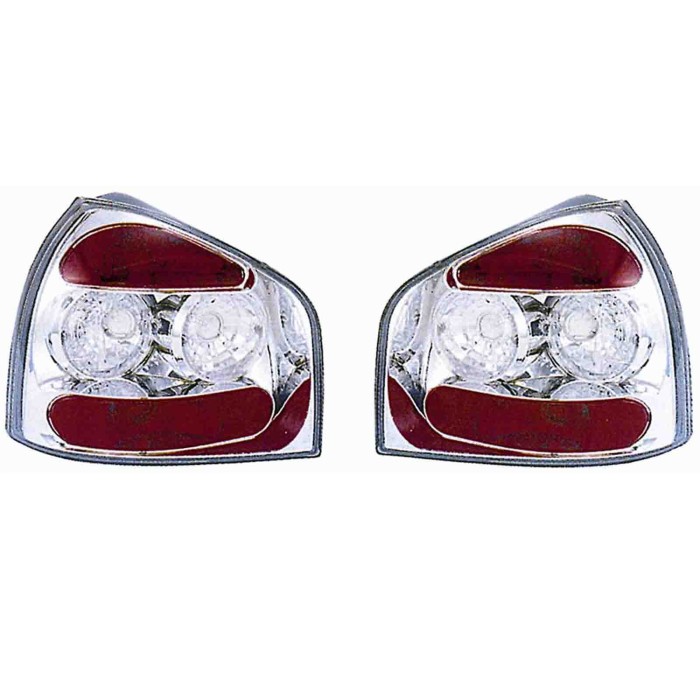 000018_AUTO.JPG Kit Fanale Posteriore Mod. Lexus Cromato Per Audi A3 Dal 1996/09 Al 2000/08