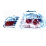 Kit Fanale Posteriore Grigio Chiaro Per Bmw Serie 3 E46 Berlina Touring Dal 1998/04 Al 2001/09