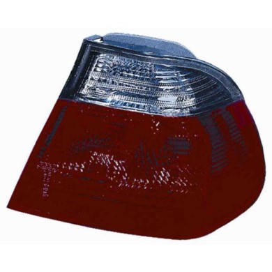 000045_AUTO.JPG Kit Fanale Posteriore Rosso Fume Per Bmw Serie 3 E46 Berlina Touring Dal 1998/04 Al 2001/09