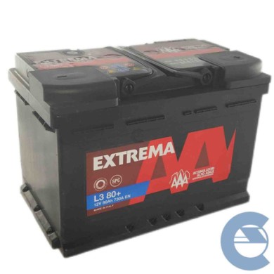 149536-large_default.jpg Aaa Extrema L3 80+ 12v 80ah 730a En 7905772 Batteria Avviamento Auto