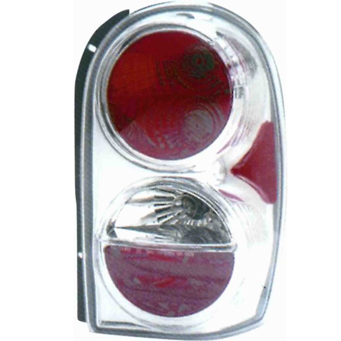 000056_AUTO.JPG Kit Fanale Posteriore Mod. Lexus Cromato Per Jeep Cherokee Liberty Dal 2001/10 Al 2007/12