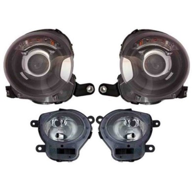 000589_AUTO.JPG Kit Proiettore Inf. E Superiore H7 C/lenticolare Per Fiat 500 Dal 2007/07 Al 2015/05
