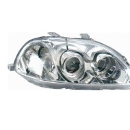 Kit Proiettore C/lenticolare Cromato Per Honda Civic 3 Porte Dal 1995/10 Al 1999/02