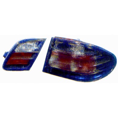000225_AUTO.JPG Kit Fanale Posteriore Fume Per Mercedes Classe E W210 Dal 1999/07 Al 2002/03