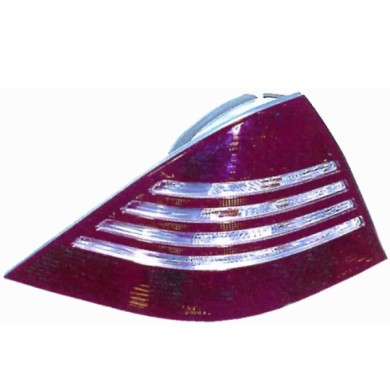000231_AUTO.JPG Kit Fanale Posteriore Bianco Rosso A Led Per Mercedes Classe S W220 Dal 1998/10 Al 2002/07