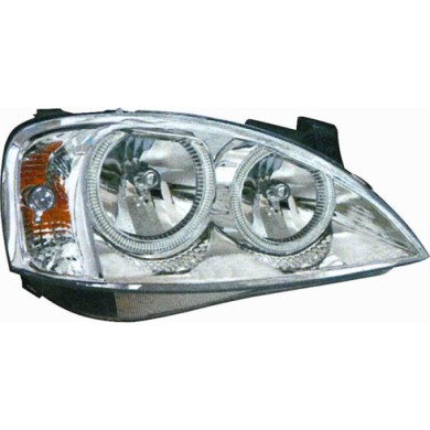000287_AUTO.JPG Kit Proiettore Cromato Con Tecn. Celis Per Opel Combo Dal 2001/10 Al 2002/06
