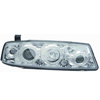 000286_AUTO.JPG Kit Proiettore Lenticolare Cromato Per Opel Calibra Dal 1990/06 Al 1997/07