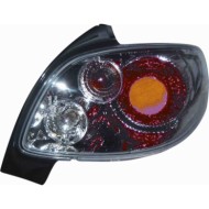 Kit Fanale Posteriore Mod. Lexus Cromato Per Peugeot 206 Dal 1998/09 Al 2003/04 Versione 3/5 Porte
