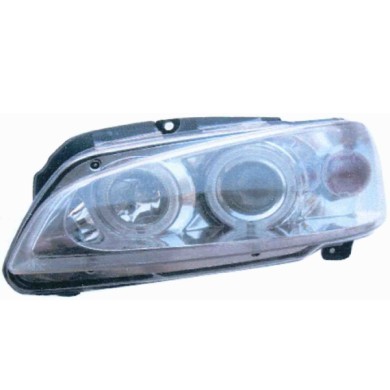 000313_AUTO.JPG Kit Proiettore Con Lenticolare Cromato Per Peugeot 106 Dal 1996/05 Al 1998/07