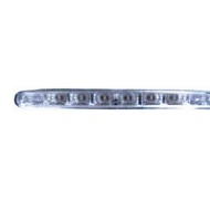 Terza Luce Stop Con Led Cromato Per Peugeot 206 Dal 1998/09 Al 2003/04 Versione 3/5 Porte