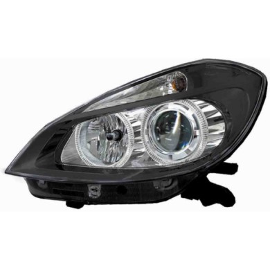 000555_AUTO.JPG Kit Proiettore C/lentic. Tecn. Celis Parab. Nera Per Renault Clio Dal 2005/10 Al 2009/04
