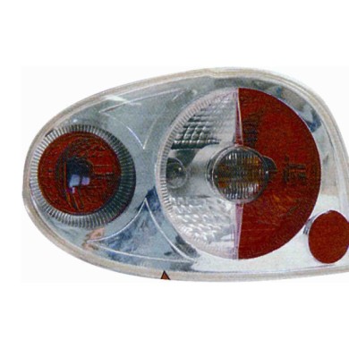 000352_AUTO.JPG Kit Fanale Posteriore Cromato Per Renault Megane Dal 1995/11 Al 1999/02 Versione 3 Porte