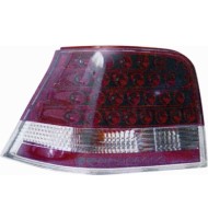 000437_AUTO.JPG Kit Fanale Posteriore A Led Rosso Cromato Per Volkswagen Golf Iv Dal 1997/08 Al 2003/09