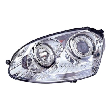 000438_AUTO.JPG Kit Proiettore Con Lenticolare Cromato Per Volkswagen Golf V Dal 2003/10 Al 2008/08