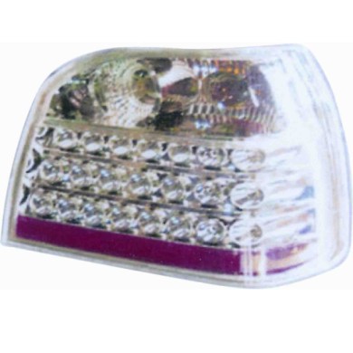 000436_AUTO.JPG Kit Fanale Posteriore A Led Cromato Per Volkswagen Golf Iii Dal 1991/08 Al 1997/07