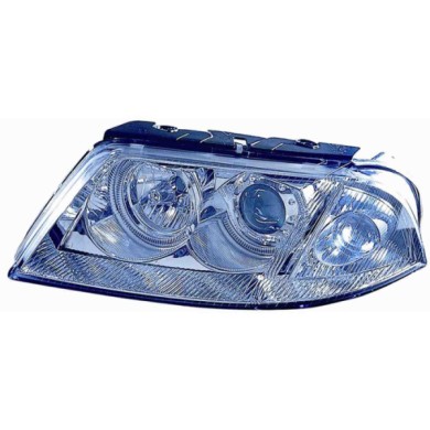000443_AUTO.JPG Kit Proiettore Con Lenticolare Cromato Per Volkswagen Passat Dal 2000/12 Al 2005/02