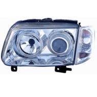 000452_AUTO.JPG Kit Proiettore 2 Parabole Con Fanalino Crystal Per Volkswagen Polo Dal 1999/10 Al 2001/09