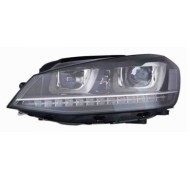 Kit Proiettore H7 C/lent. A Led Con Motore Elettrico Per Volkswagen Golf Vii Dal 2012/11 Al 2016/10