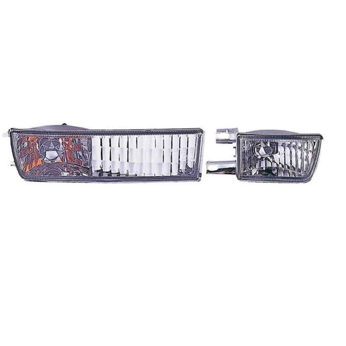 000436_AUTO.JPG Kit Fanale Anteriore + Fendinebbia Crystal Per Volkswagen Golf Iii Dal 1991/08 Al 1997/07