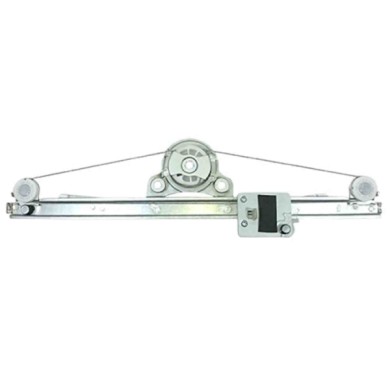 000589_AUTO.JPG Meccanismo Anteriore Per Fiat 500 Lato Destro Dal 2007/07 Al 2015/05