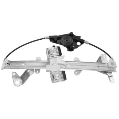 000130_AUTO.JPG Meccanismo Anteriore Per Ford Fiesta Lato Destro Dal 2002/05 Al 2005/12 Versione 5 Porte