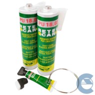 Retel Car Twin Kit Per Cristalli Auto X2 Adesivi 18.03 E Primer 50.82