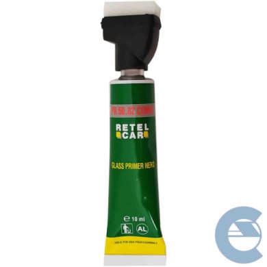 Retel Car 50.82 Glass Primer Nero 10 Ml Attiva Adesivo Parabrezza