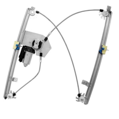 000555_AUTO.JPG Alzavetro Elettrico Anteriore Per Renault Clio Lato Sinistro Dal 2005/10 Al 2009/04 Versione 5 Porte